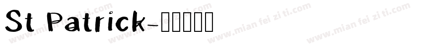 St Patrick字体转换